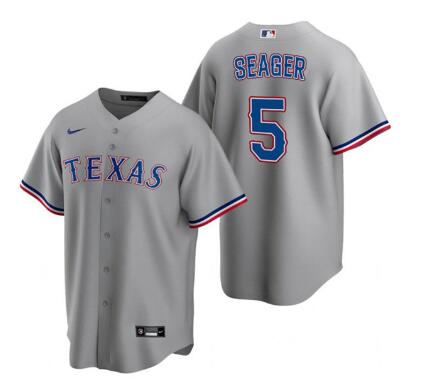 Men's Texas Rangers #5 Corey Seager  Stitched Baseball Jersey