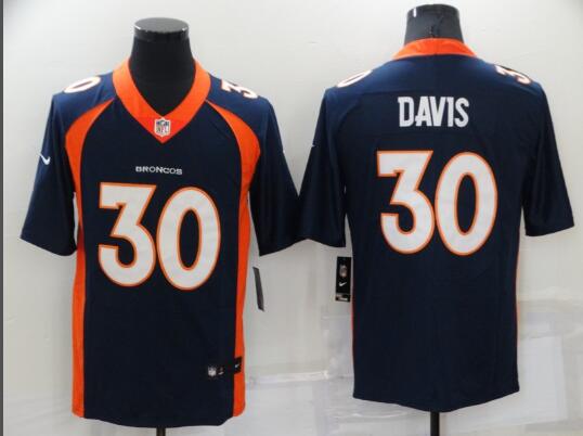 Men's Terrell Davis #30 Broncos  Stitched Jersey