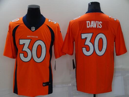 Men's Terrell Davis #30 Broncos  Stitched Jersey