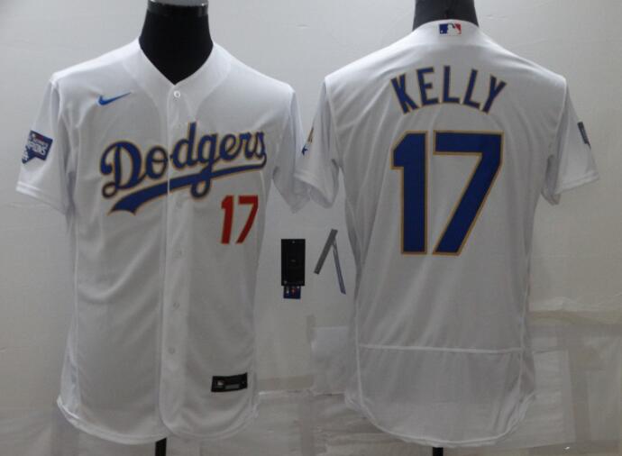 Men's Los Angeles Dodgers #17 Joe Kelly  Stitched MLB Nike Jersey