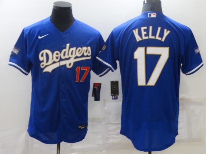 Men's Los Angeles Dodgers #17 Joe Kelly  Stitched MLB Nike Jersey