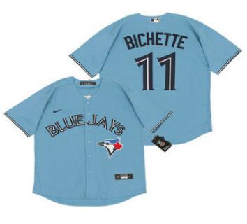 Men's Toronto Blue Jays #11 Bo Bichette  Stitched MLB Cool Base Nike Jersey