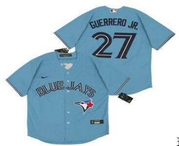 Men's Toronto Blue Jays 27 Vladimir Guerrero Jr.  stitched jersey