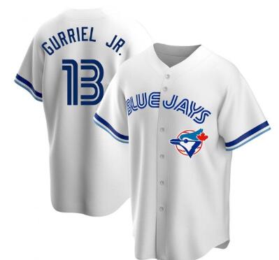 MEN'S TORONTO BLUE JAYS #13 LOURDES GURRIEL JR.   stitched JERSEY