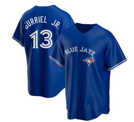 MEN'S TORONTO BLUE JAYS #13 LOURDES GURRIEL JR.   stitched JERSEY