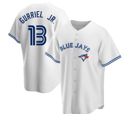 MEN'S TORONTO BLUE JAYS #13 LOURDES GURRIEL JR.   stitched JERSEY