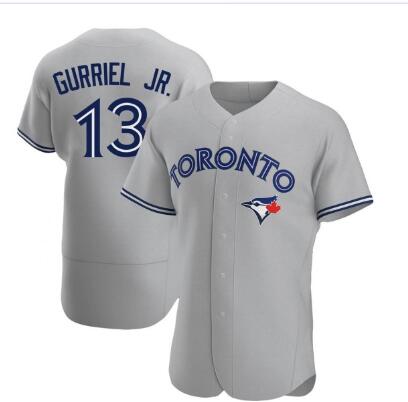 MEN'S TORONTO BLUE JAYS #13 LOURDES GURRIEL JR.   stitched JERSEY