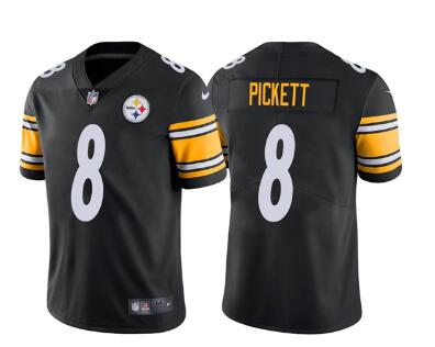 Men's Pittsburgh Steelers #8 Kenny Pickett 2022  Vapor Untouchable Limited Stitched Jersey