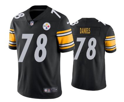 Men's Pittsburgh Steelers #78 James Daniels  Vapor Untouchable Limited Stitched Jersey