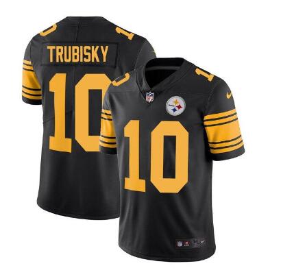 Men's Pittsburgh Steelers #10 Mitchell Trubisky  Vapor Untouchable Limited Stitched Jersey