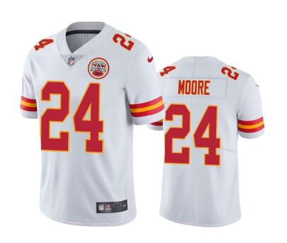 Men's Kansas City Chiefs #24 Skyy Moore  Vapor Untouchable Limited Stitched Football Jersey