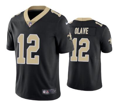 Men's New Orleans Saints #12 Chris Olave  Limited Stitched Jersey