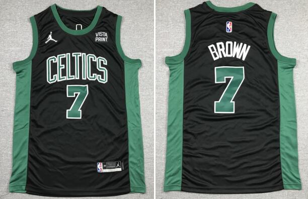 New Men's Boston Celtics Jaylen Brown 7 Jordan stitched jersey