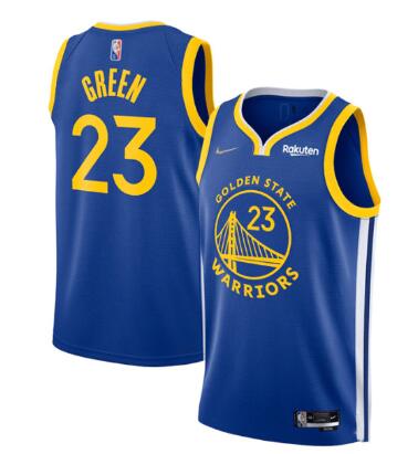 Men's Golden State Warriors #23 Draymond Green 2021-22 City Edition  75th Anniversary NBA Finals Stitched Basketball Jersey