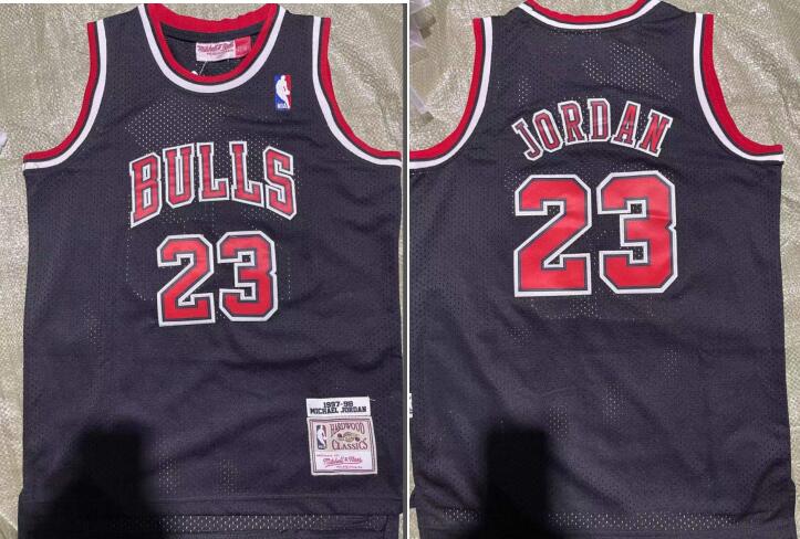 kid's Mitchell & Ness Chicago Bulls Michael Jordan #23 stitched  Jersey