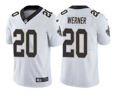 Men's New Orleans Saints #20 Pete Werner  Vapor Limited Stitched Jersey