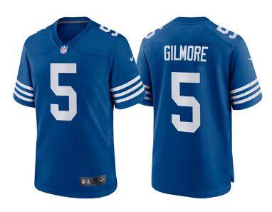 Men's Indianapolis Colts #5 Stephon Gilmore  Stitched  Jersey