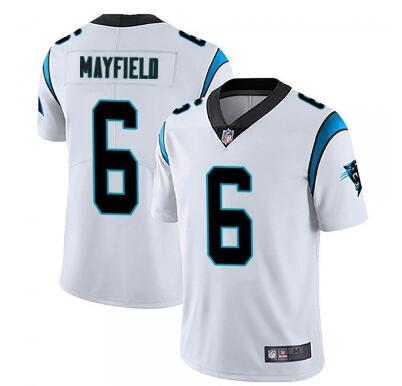 Men's Carolina Panthers #6 Baker Mayfield  Vapor Untouchable Limited Stitched Jersey