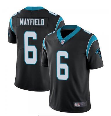 Men's Carolina Panthers #6 Baker Mayfield  Vapor Untouchable Limited Stitched Jersey