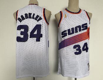 Men Phoenix Suns 34 Barkley  Throwback 2021 NBA Jersey