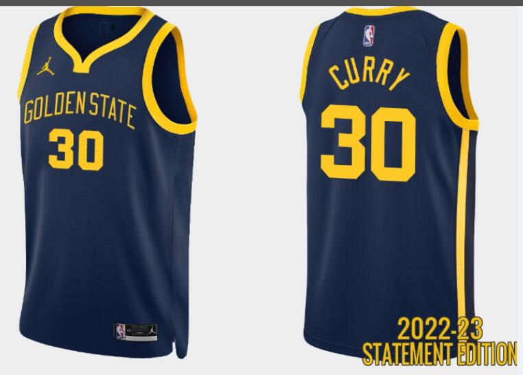 Men's New #30 Stephen Curry 2022-23 stitched jerseys