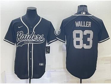 Men's Las Vegas Raiders #83 Darren Waller  Stitched MLB Cool Base Nike Baseball Jersey