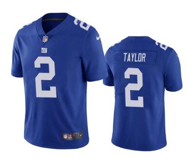 Men's New York Giants #2 Tyrod Taylor  Vapor Untouchable Stitched Jersey