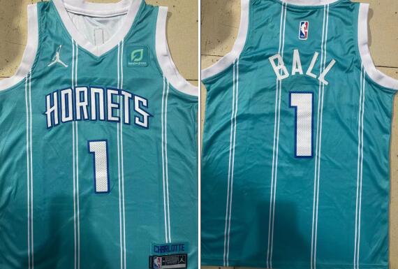 Men's Charlotte Hornets LaMelo Ball Jordan Brand stitched jersey