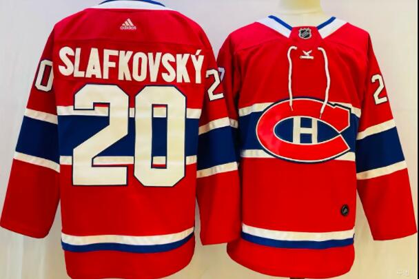 Men's Canadiens 2022 NHL Draft Juraj Slafkovsky stitched Jersey