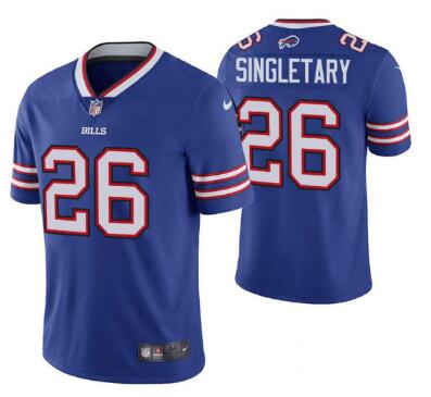 Men's Buffalo Bills #26 Devin Singletary  Vapor Untouchable Limited Stitched NFL Jersey