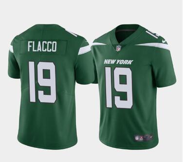 Men's New York Jets #19 Joe Flacco  Vapor Limited Stitched Jersey
