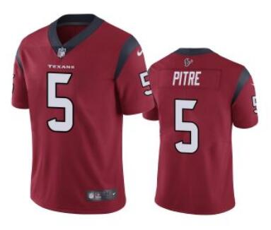 Men's Houston Texans #5 Jalen Pitre  Stitched Jersey