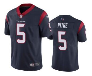 Men's Houston Texans #5 Jalen Pitre  Stitched Jersey