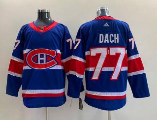 Men's Montreal Canadiens #77 Kirby Dach  Stitched Jersey
