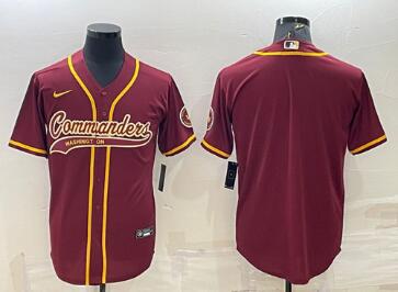 Men's Washington Commanders   Stitched Baseball Jersey