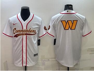 Men's Washington Commanders   Stitched Baseball Jersey