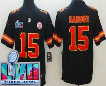 youth Kansas City Chiefs #15 Patrick Mahomes Limited  Super Bowl LVII Vapor Jersey