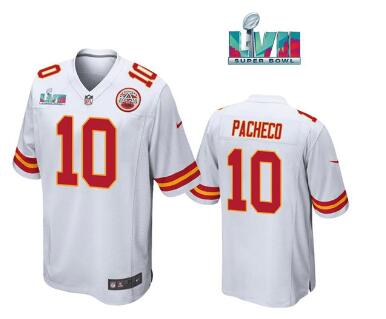 Men's Kansas City Chiefs #10 Isiah Pacheco Limited  Super Bowl LVII Vapor Jersey