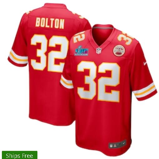 Men's Nike Nick Bolton Red Kansas City Chiefs stitched Jersey