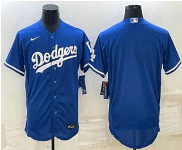 Men's Los Angeles Dodgers Blank   Stitched Baseball Jersey