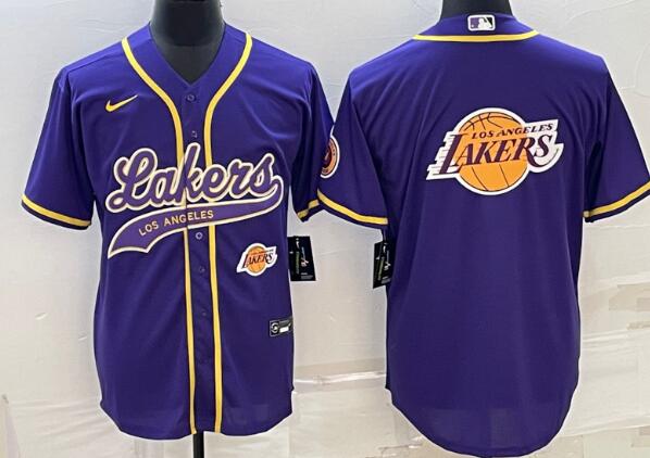 Men's Lakers Baseball style jerseys