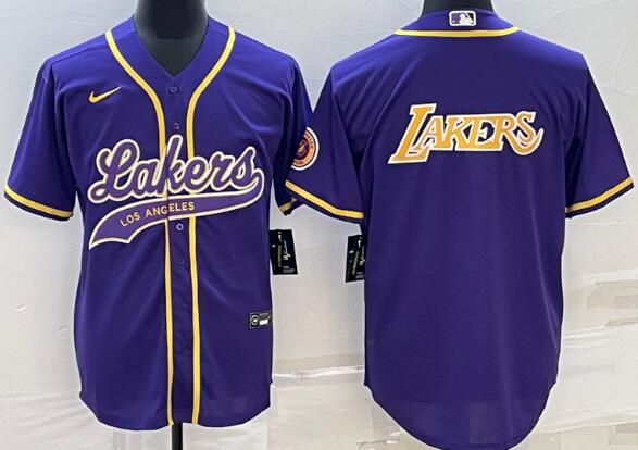 Men's Lakers Baseball style jerseys