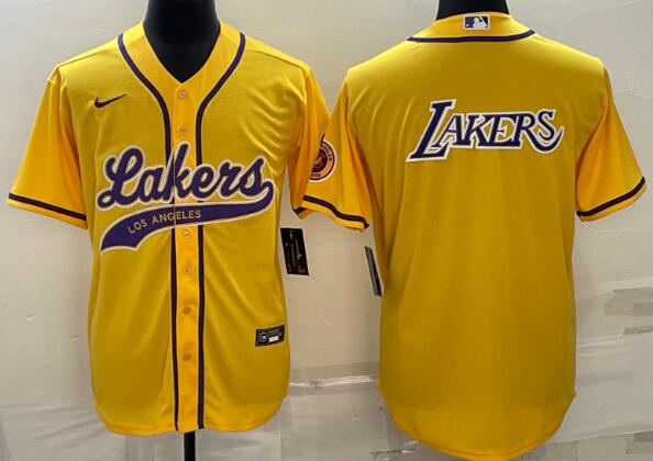 Men's Lakers Baseball style jerseys