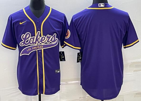 Men's Lakers Baseball style jerseys