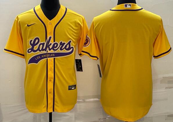 Men's Lakers Baseball style jerseys