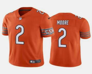 Men's Chicago Bears #2 D.J. Moore  Vapor Untouchable Stitched Football Jersey