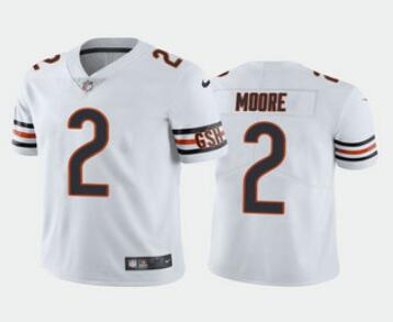 Men's Chicago Bears #2 D.J. Moore  Vapor Untouchable Stitched Football Jersey