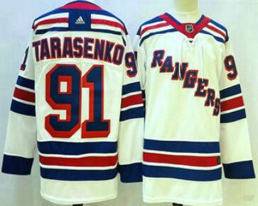 Men's New York Rangers #91 Vladimir Tarasenko  Stitched NHL Jersey