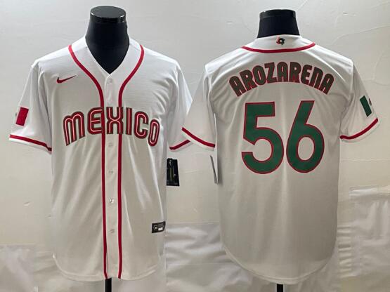 Randy Arozarena Men's 2023 World Baseball stitched Jersey