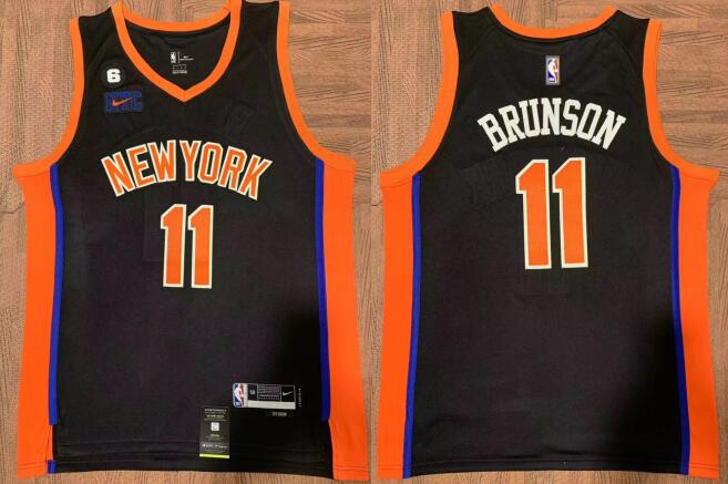 Jalen Brunson 11 Men's New York Knicks Stitched  Jersey